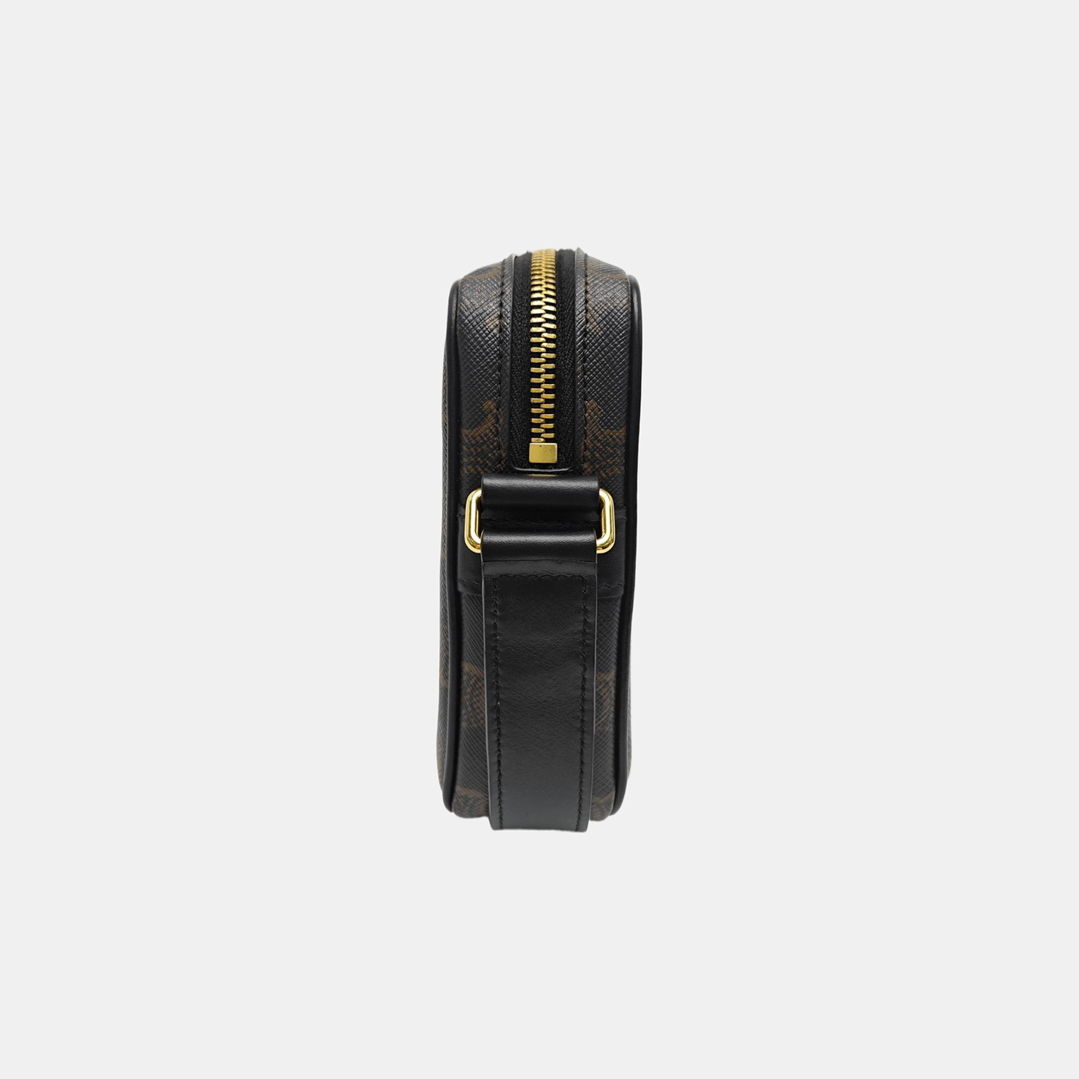 TRIOMPHE Medium Coated Canvas Black