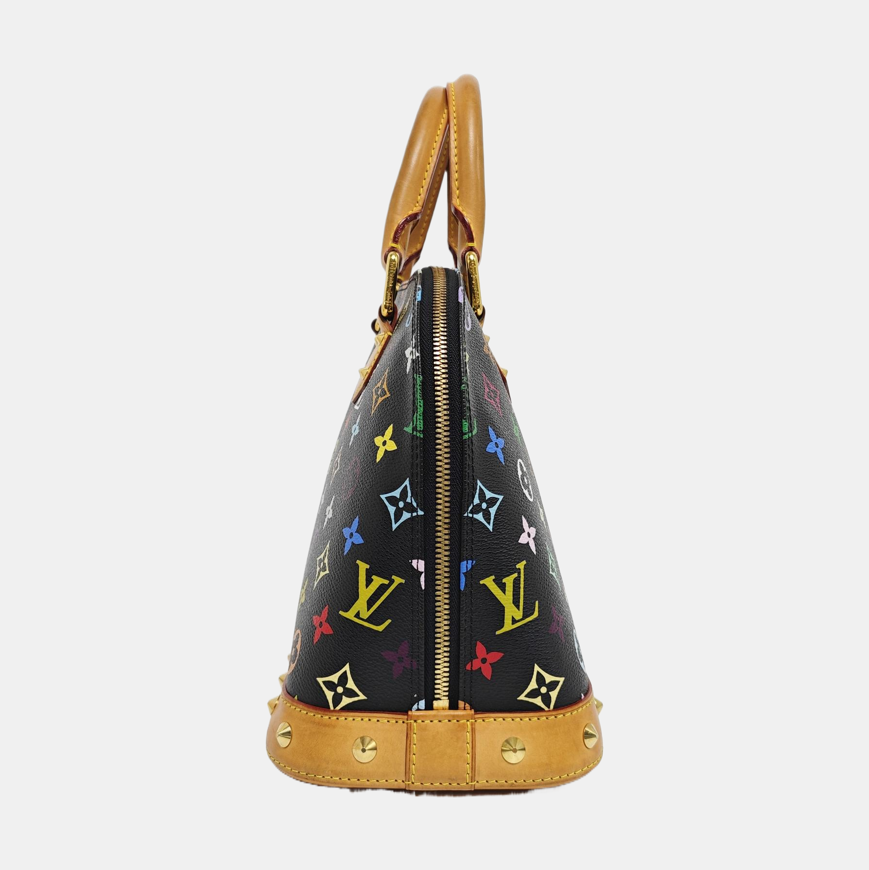 LV × TM ALMA PM Monogram Coated Canvas Black