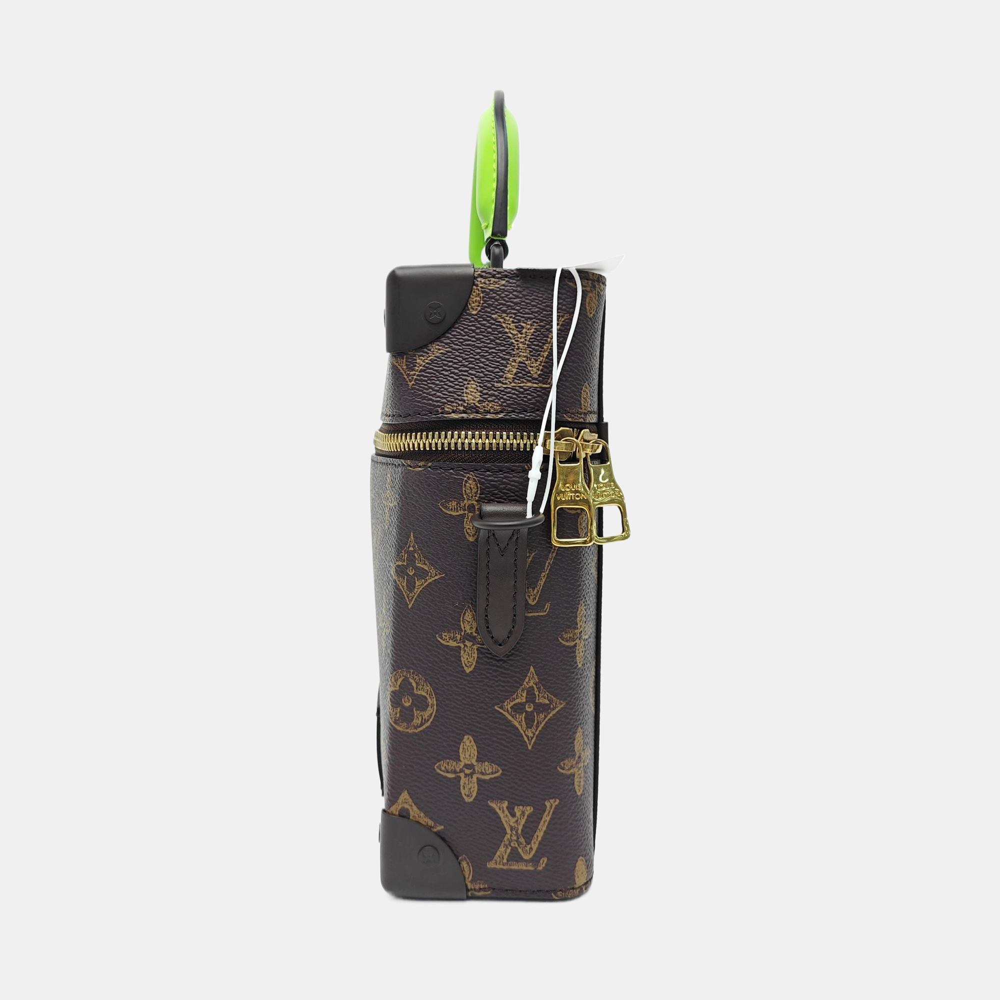 VERTICAL BOX TRUNK Monogram Coated Canvas Brown