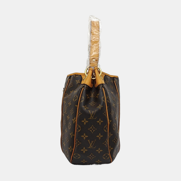 GALLIERA Monogram Coated Canvas Brown