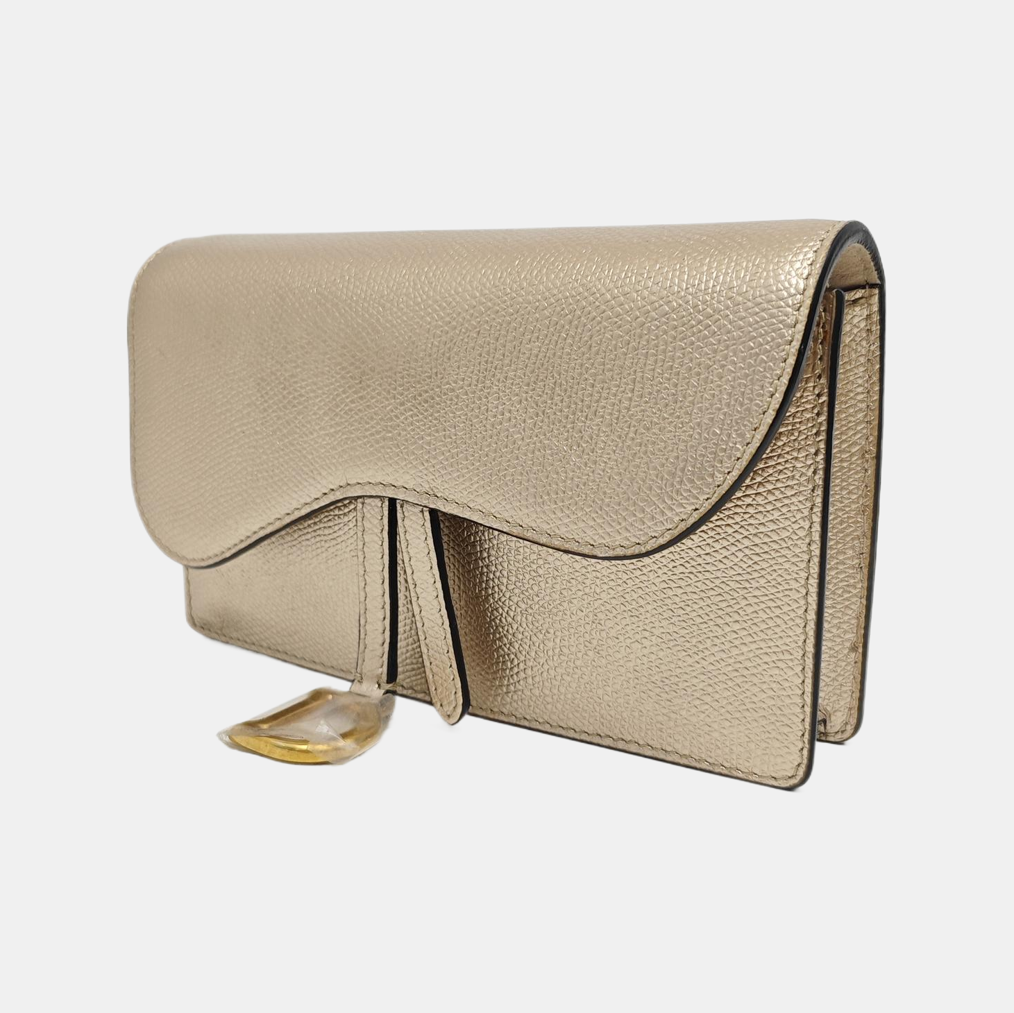 Saddle Mini Calfskin Beige