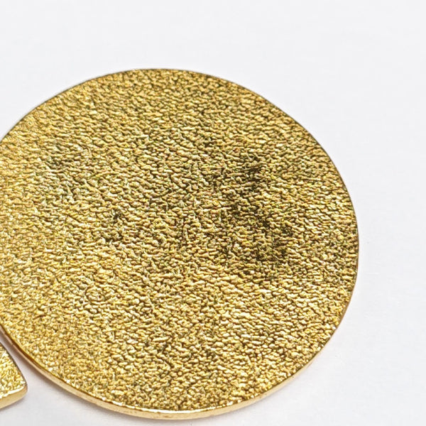 Metal Gold Brooch
