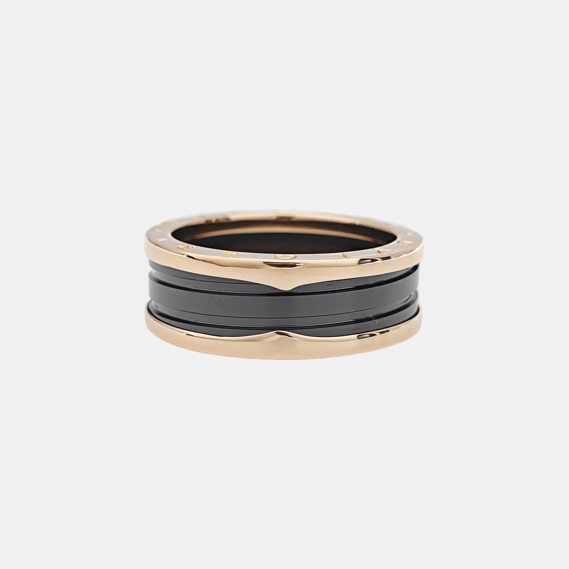 B.ZERO1 18k Rose Gold Ring EU 67
