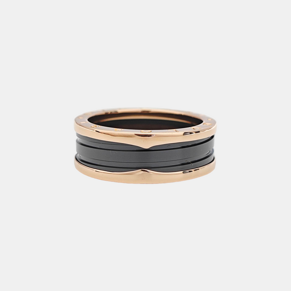 B.ZERO1 18k Rose Gold Ring EU 67