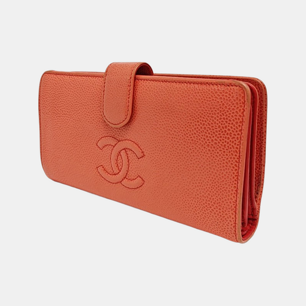 Quilted Calfskin Wallet Pink
