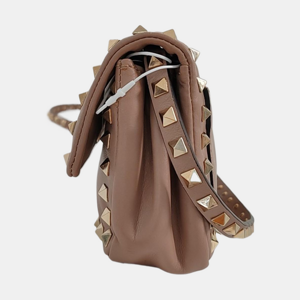 Rockstud Calfskin Pink