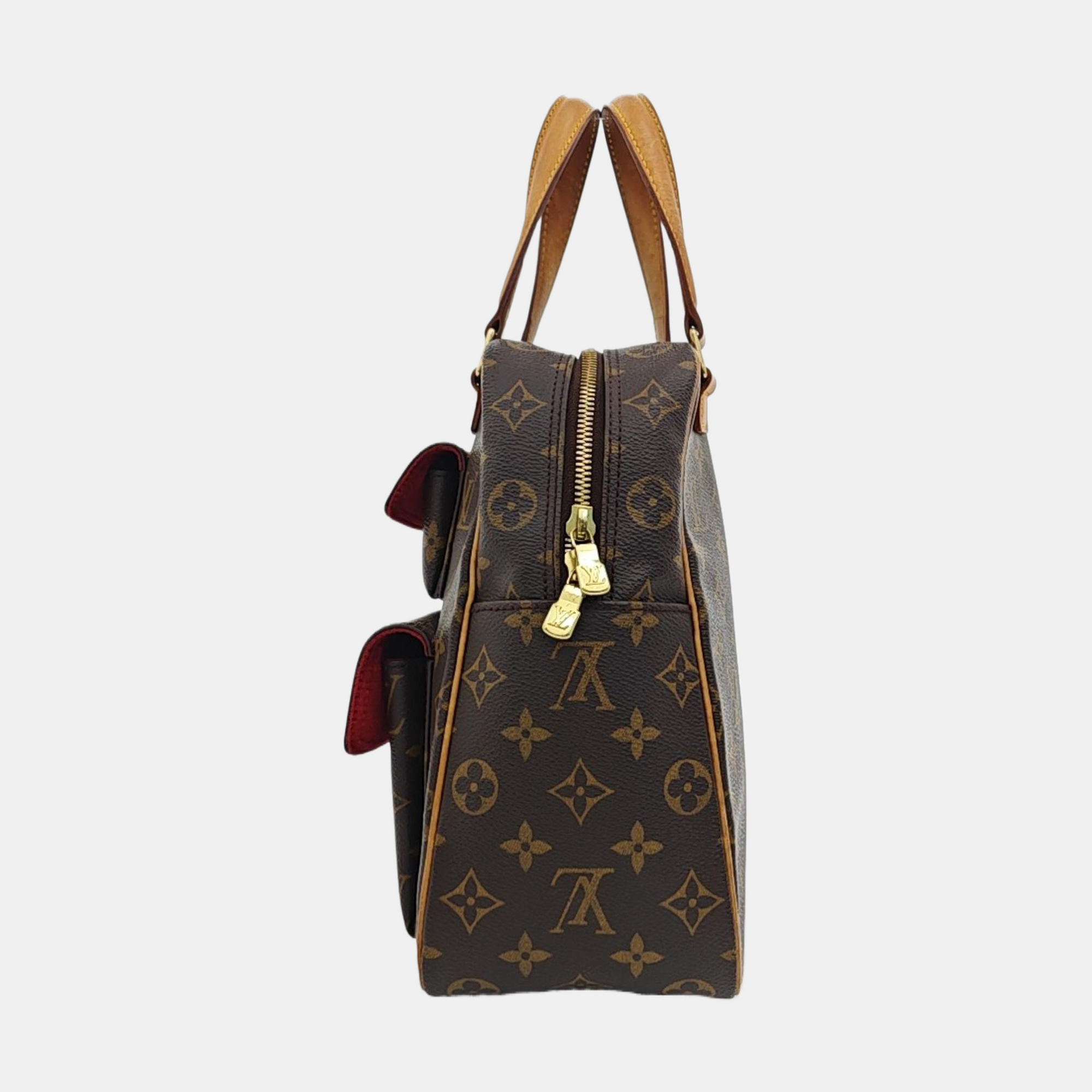 EXCENTRI-CITE Monogram Coated Canvas Brown