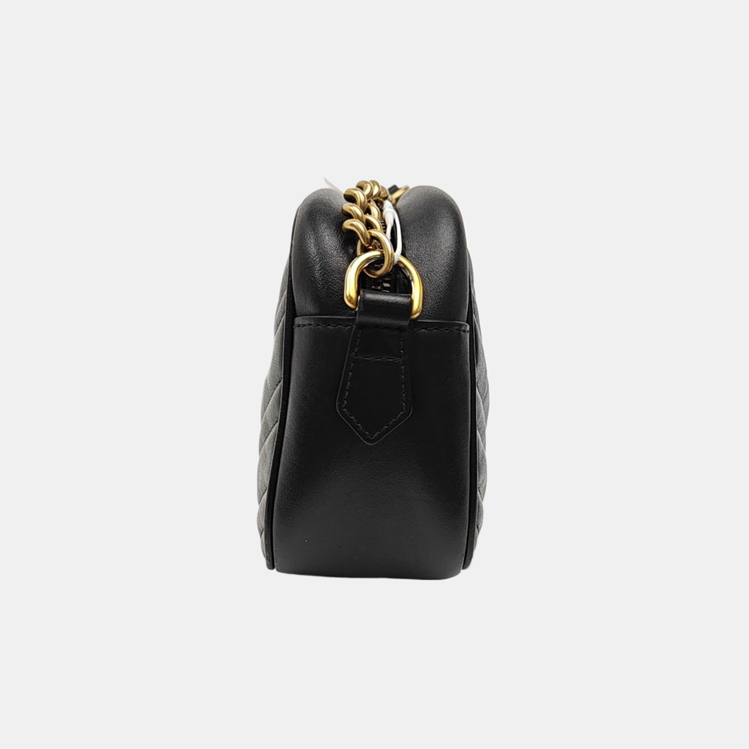 GG Marmont Small Quilted Calfskin Black