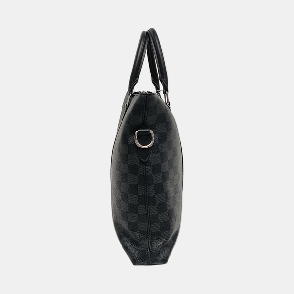 ANTON Damier Graphite Coated Canvas Gray