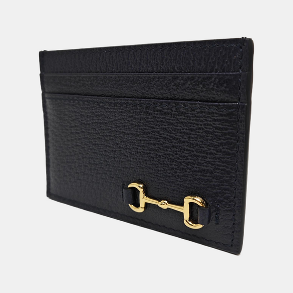Calfskin Card Holder Blue