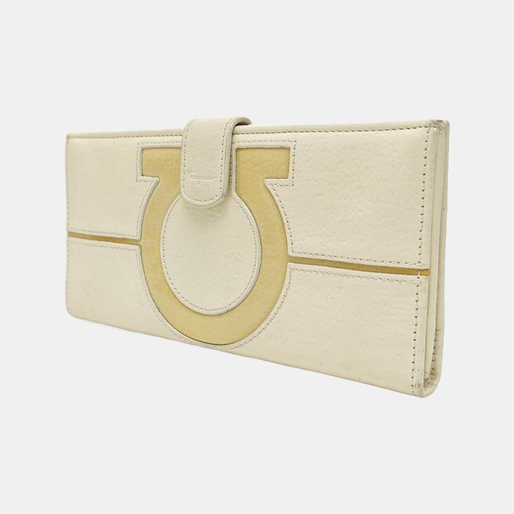 Calfskin Wallet White