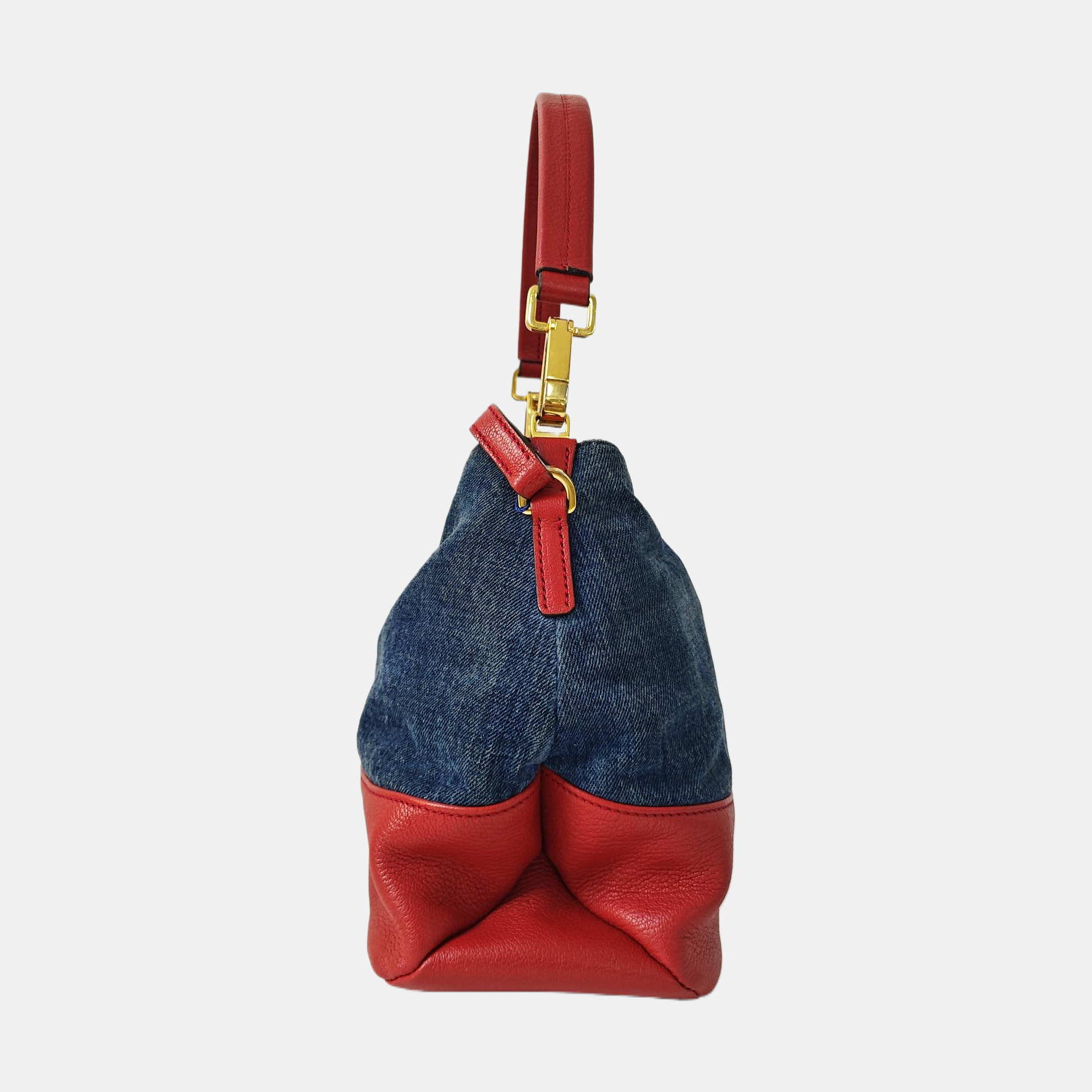 Denim Shoulder Bag Blue
