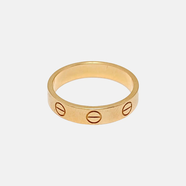 LOVE 18k Rose Gold Ring EU 49