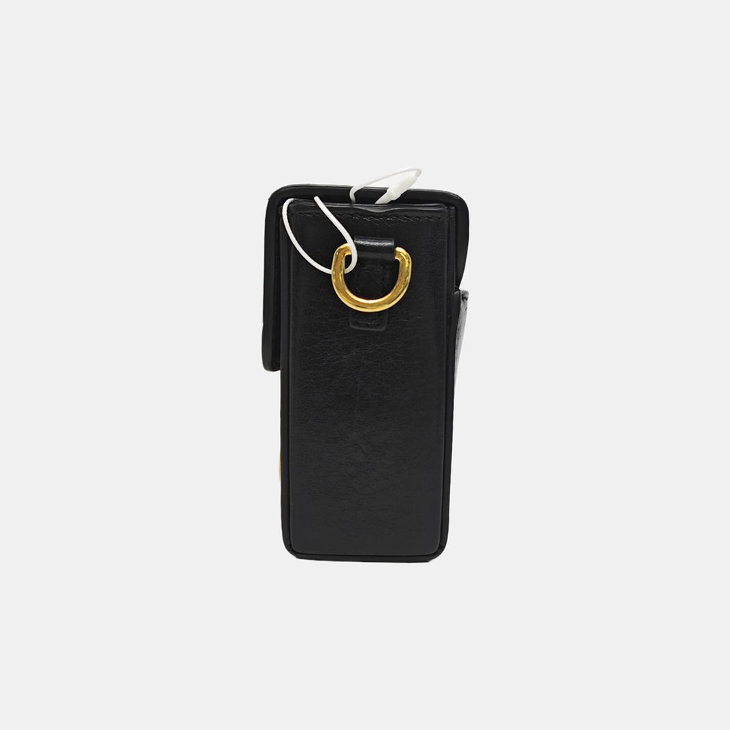 Authenticated pre-owned  30 Montaigne Calfskin Black - Shoulder Bag at Looply