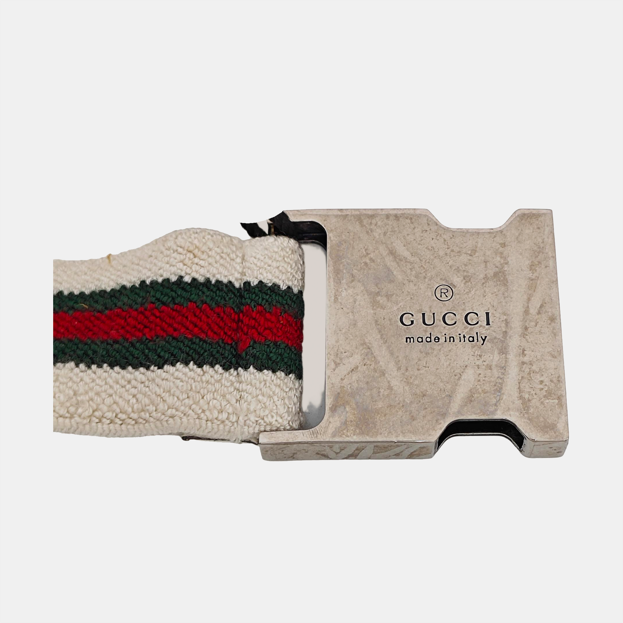 Fabric Belt White