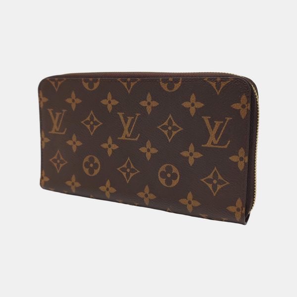 ZIPPY Monogram Coated Canvas Brown Wallet
