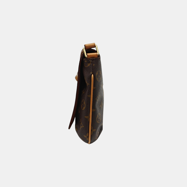 MUSETTE TANGO Monogram Coated Canvas Brown