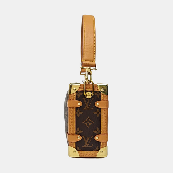 SIDE TRUNK MM Monogram Coated Canvas Brown