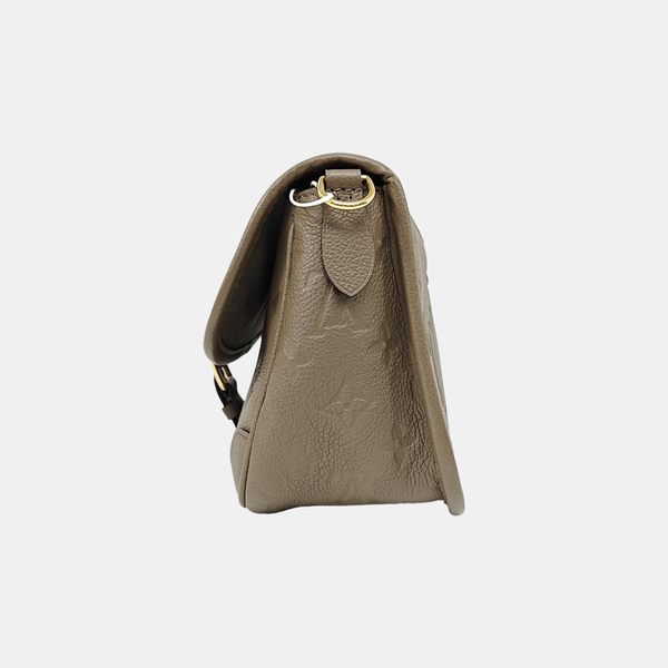 DIANE Monogram Calfskin Gray
