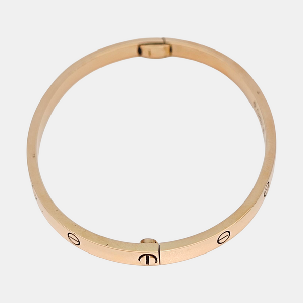 LOVE 18k Rose Gold Bangle