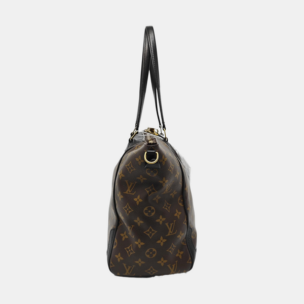 ESTRELA Monogram Coated Canvas Brown