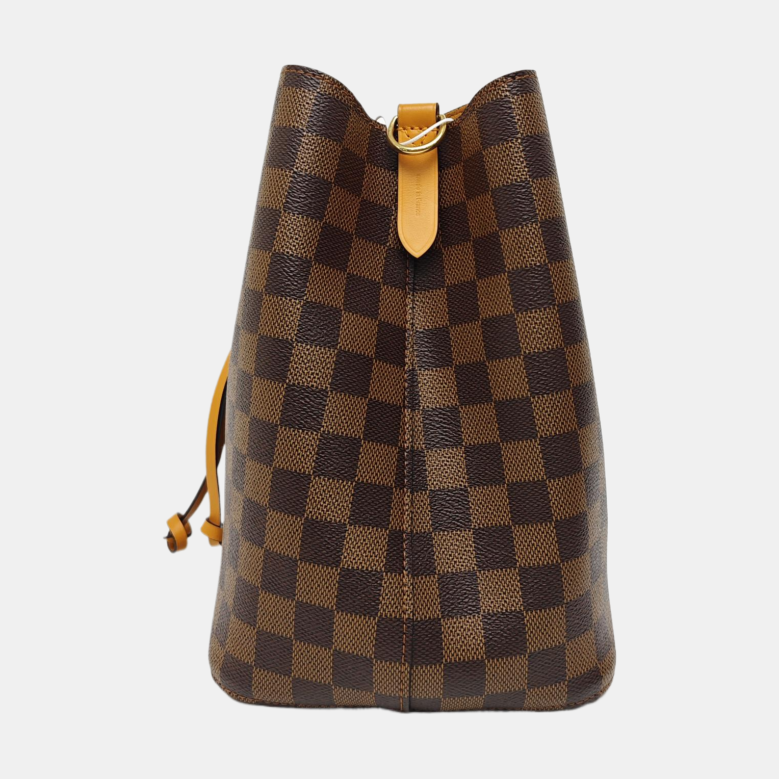 NÉONOÉ MM Damier Ebene Coated Canvas Brown