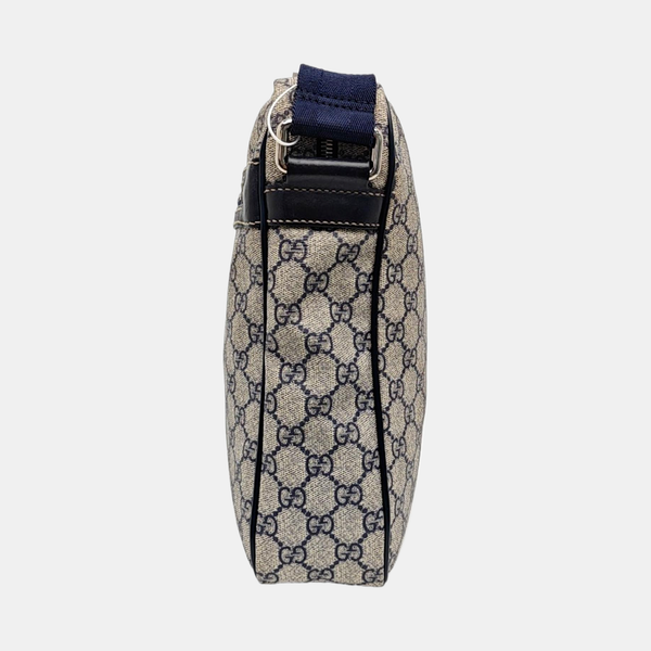 Monogram Coated Canvas Shoulder Bag Blue