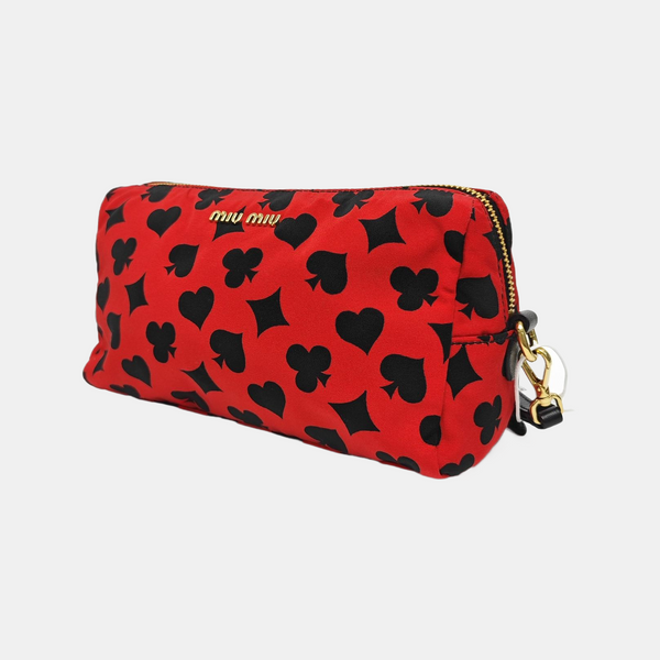 Nylon Shoulder Bag Red
