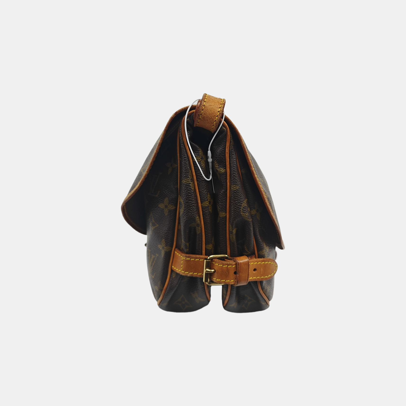 SAUMUR 35 Monogram Coated Canvas Brown