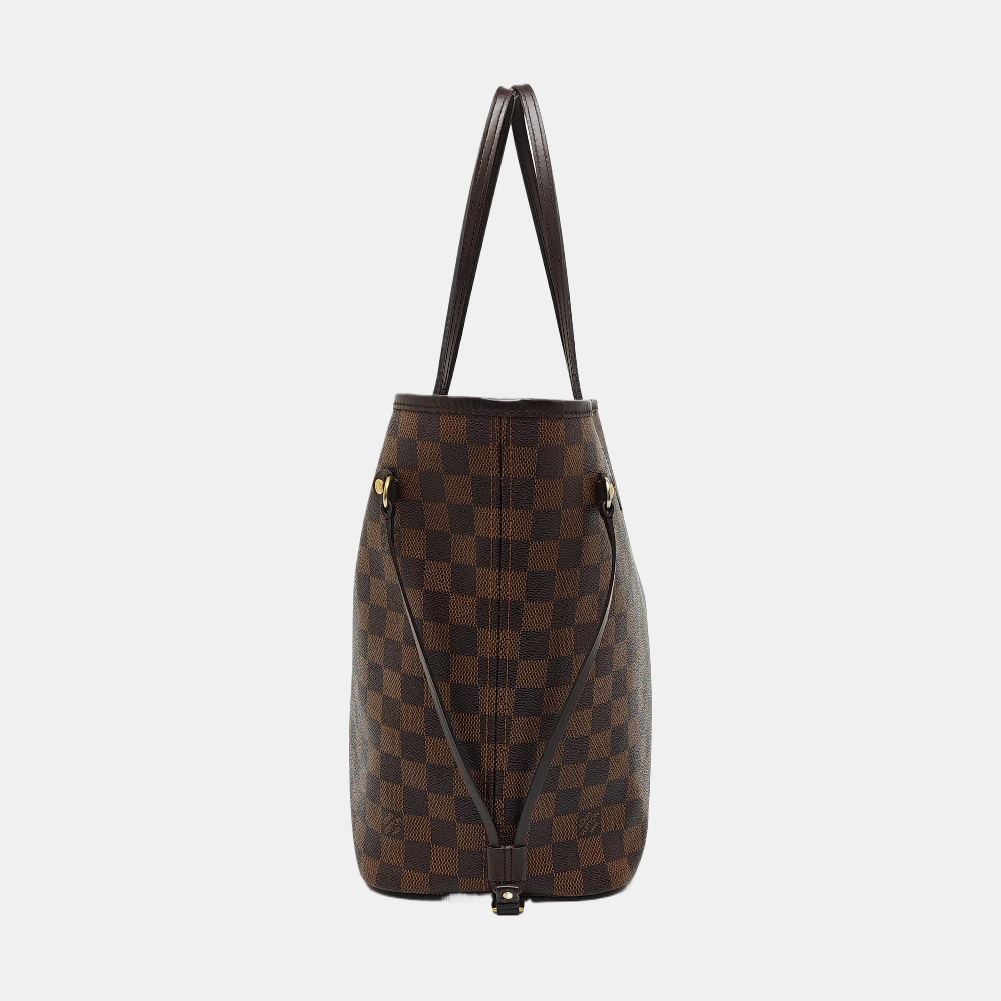 NEVERFULL MM Damier Ebene Coated Canvas Brown