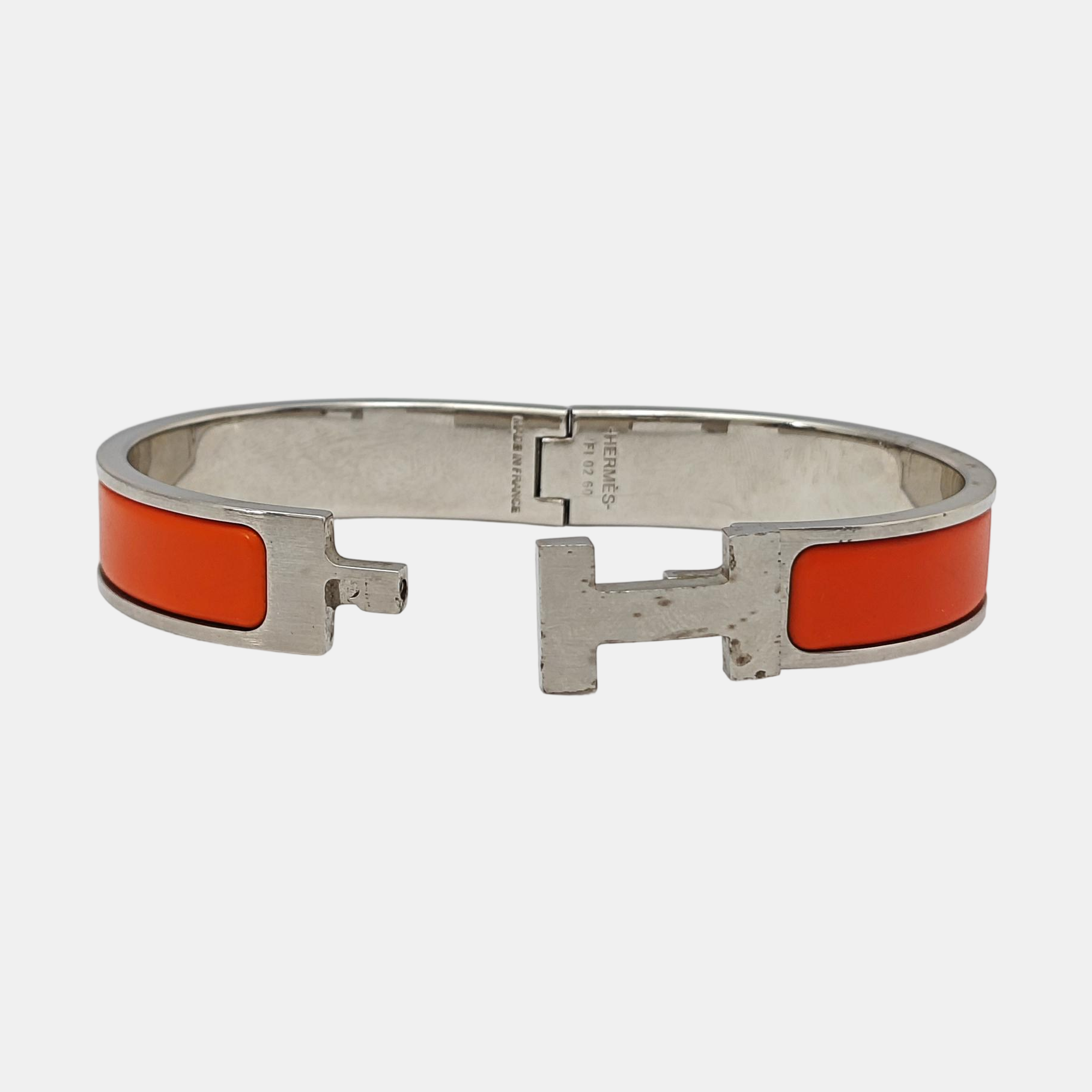 Clic Hh Metal Orange Bangle