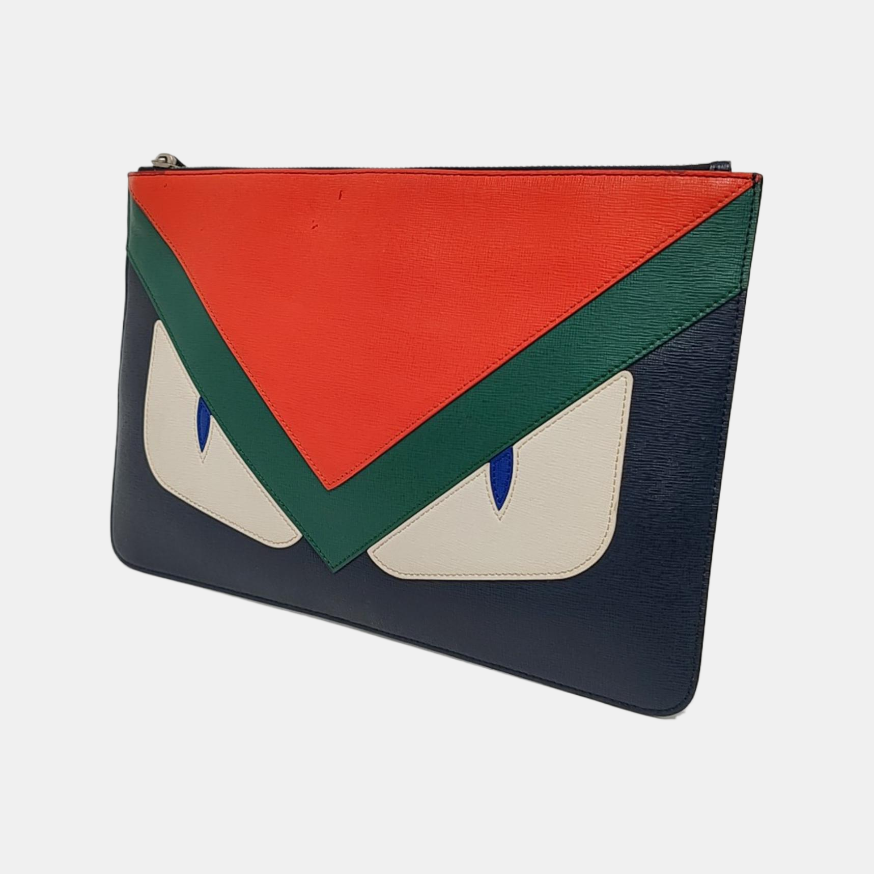 Authenticated pre-owned  Monster Calfskin Multicolor - Clutch at Looply