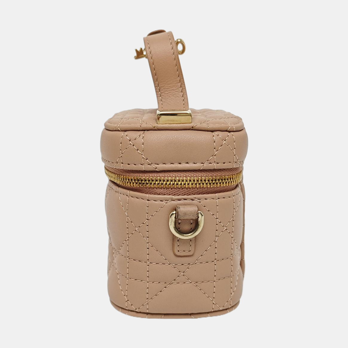 Lady Dior Super Mini Cannage Calfskin Pink
