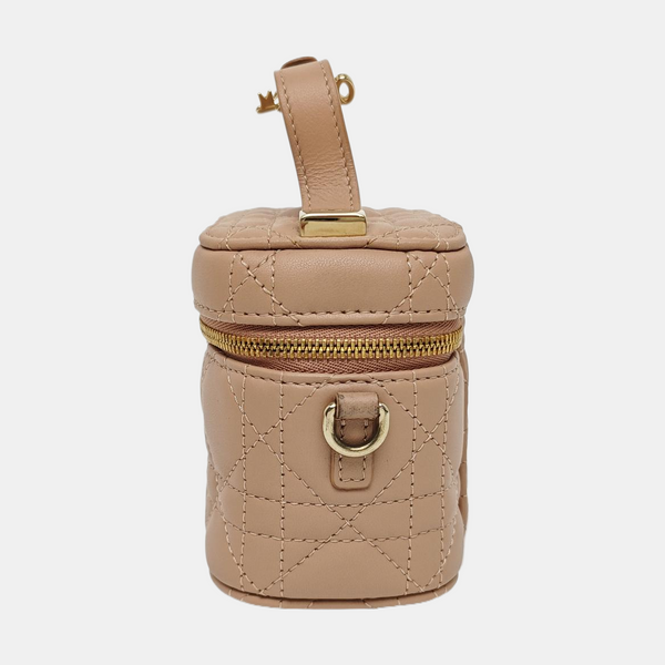 Lady Dior Super Mini Cannage Calfskin Pink