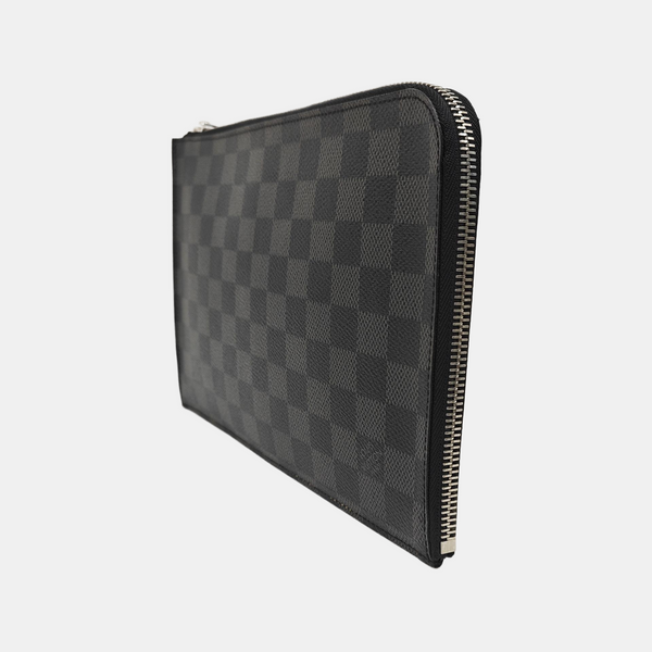 Pochette Jour PM Damier Graphite Coated Canvas Gray