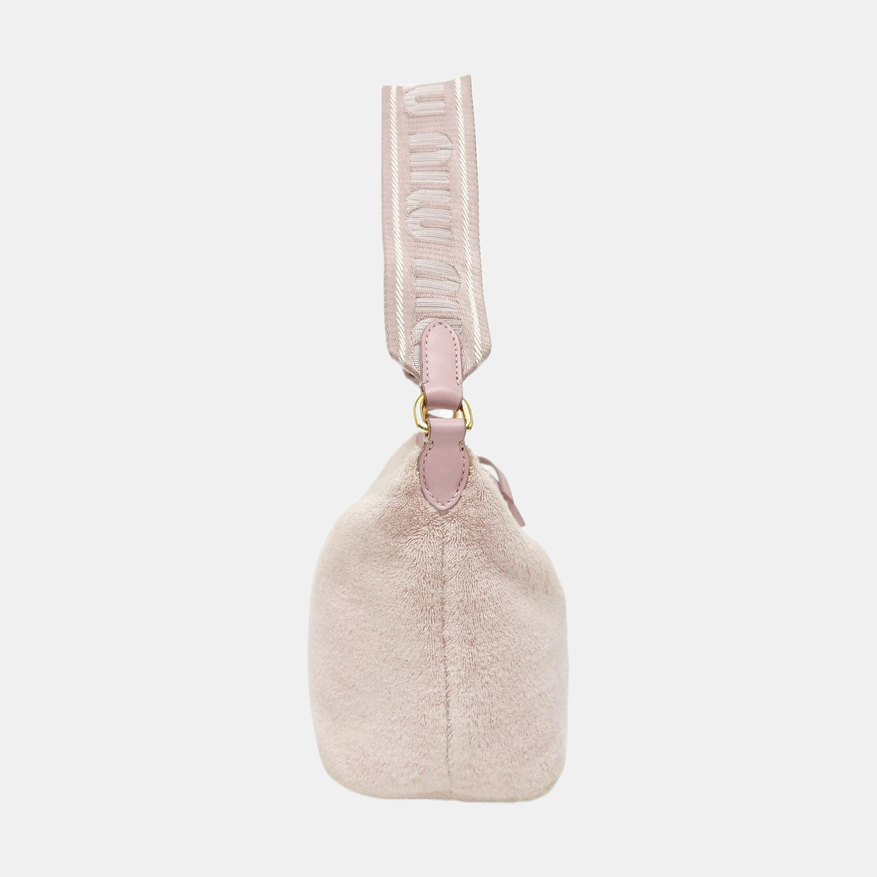 Fabric Top Handle Bag Mini Pink