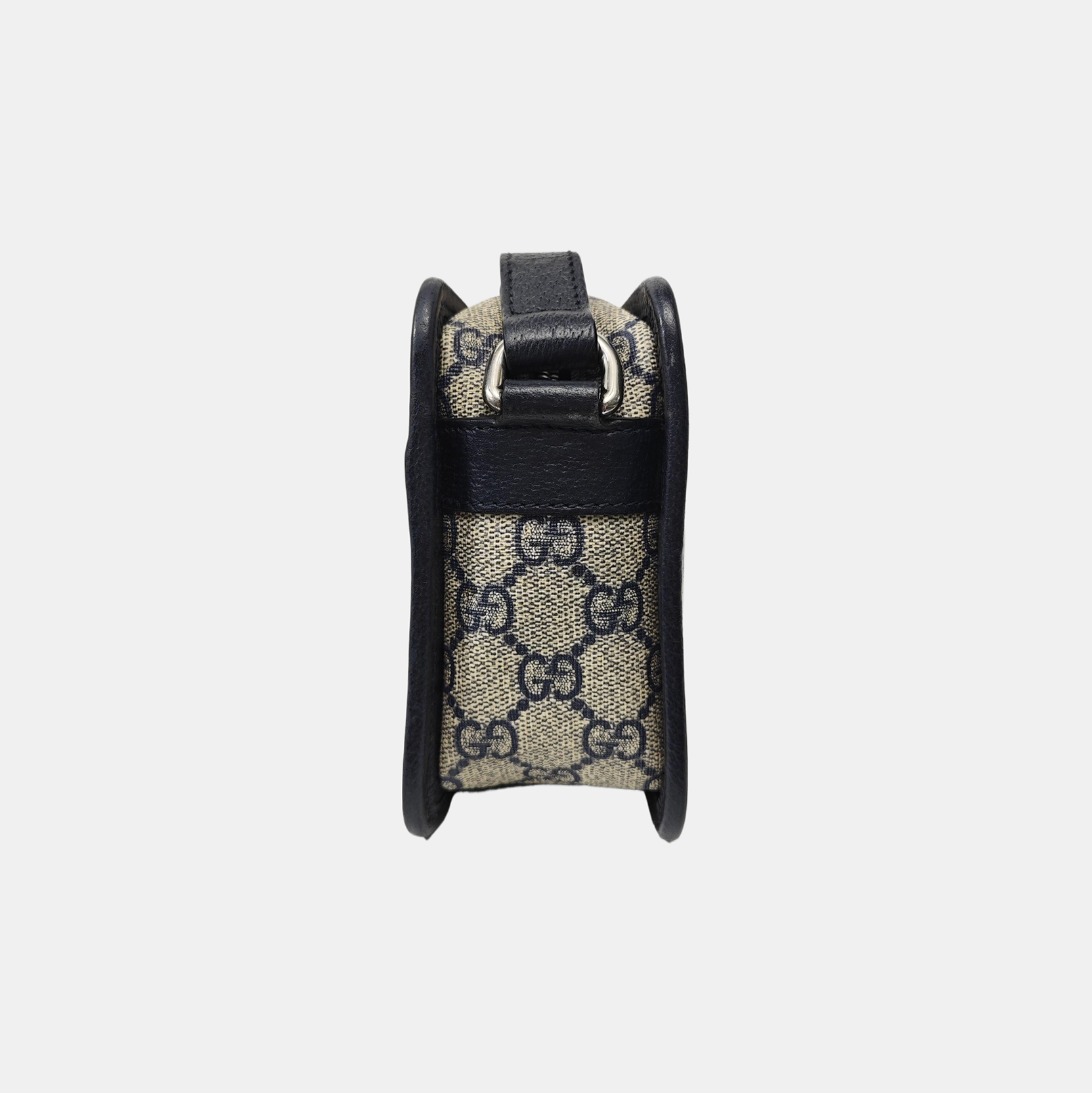 GG Supreme Mini Monogram Coated Canvas Beige