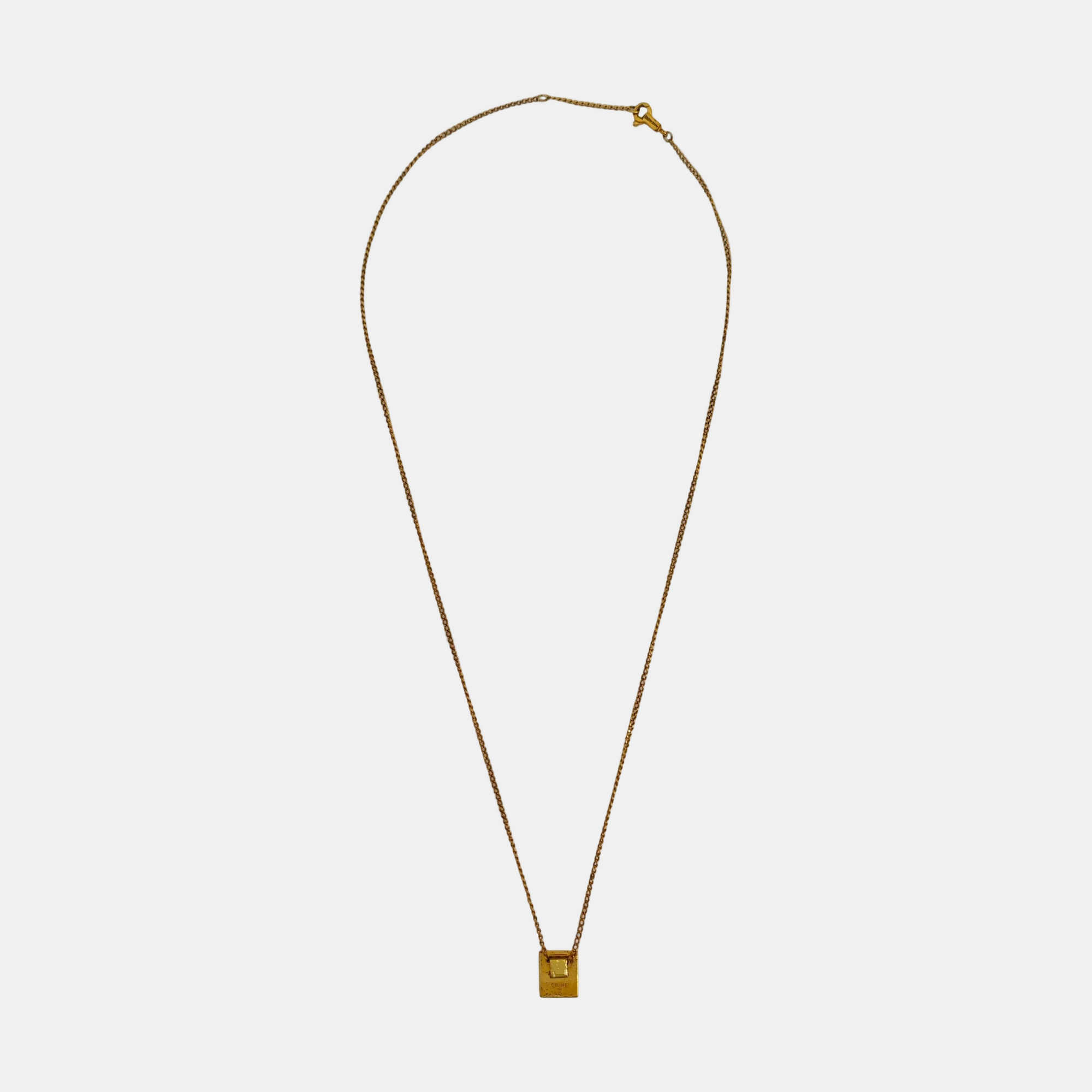 ALPHABET Crystal Gold Necklace