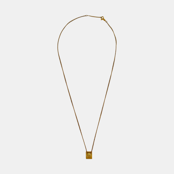 ALPHABET Crystal Gold Necklace