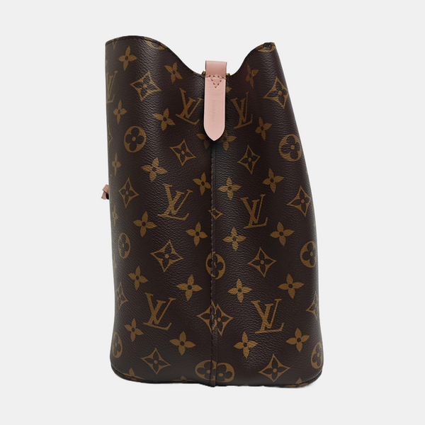 NÉONOÉ MM Monogram Coated Canvas Brown
