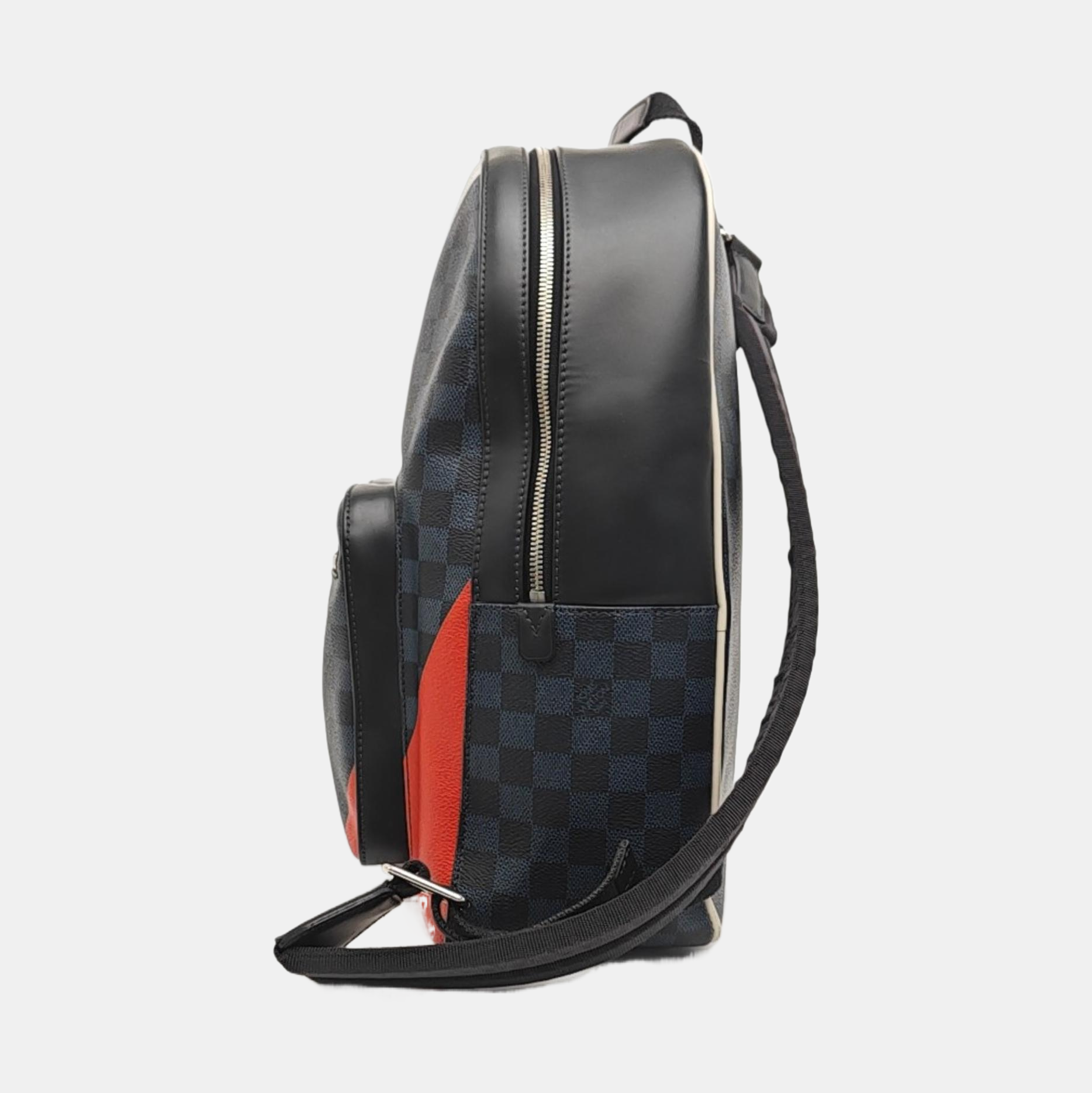 JOSH Damier Graphite Coated Canvas Black