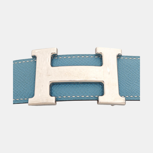 Leather Belt Blue