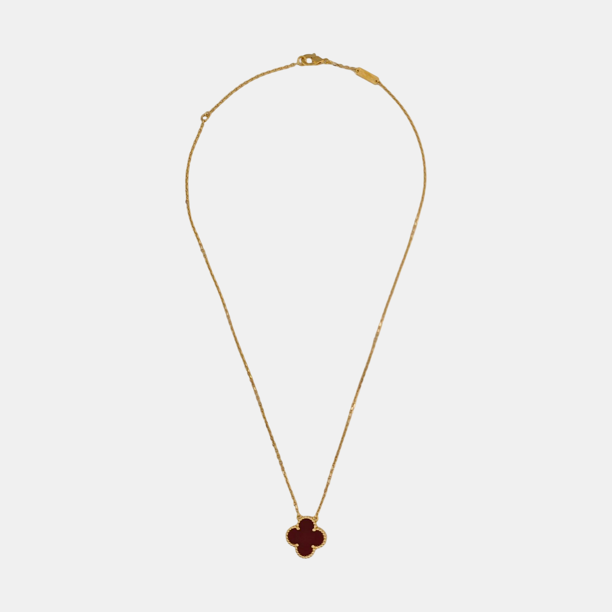 Vintage Alhambra 18k Gold Necklace