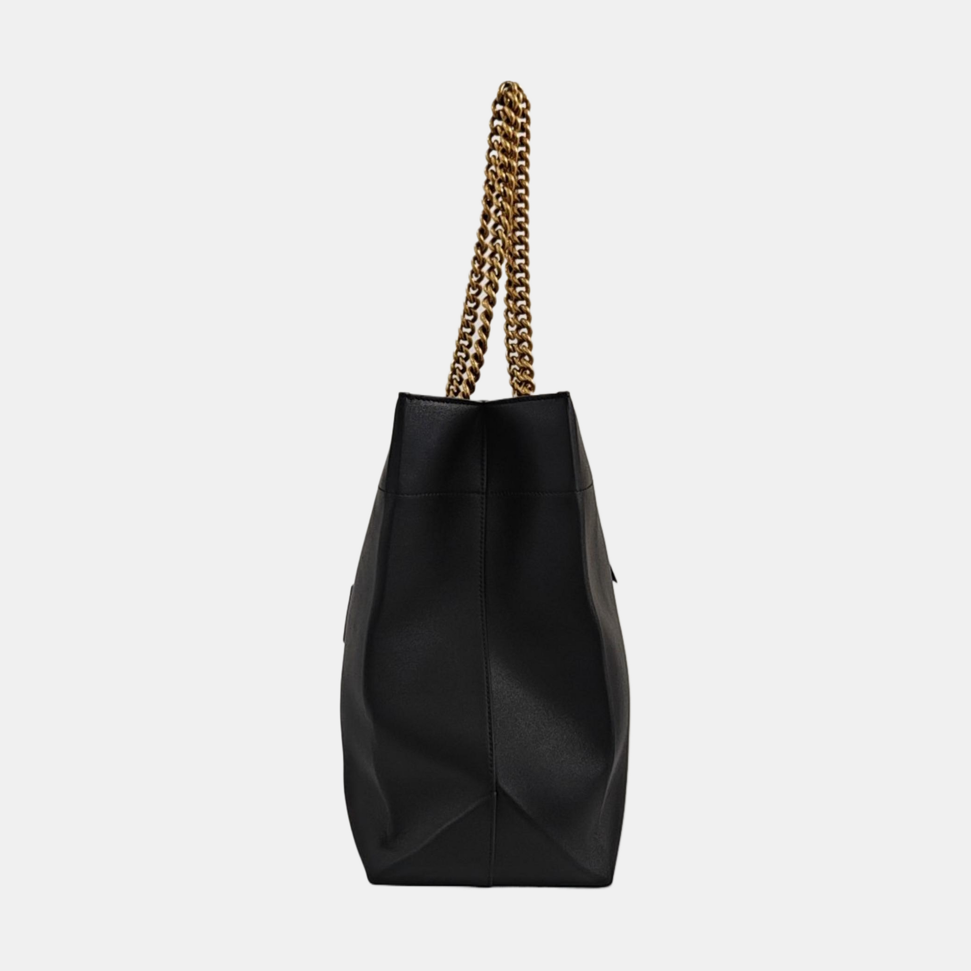 Calfskin Shoulder Bag Black