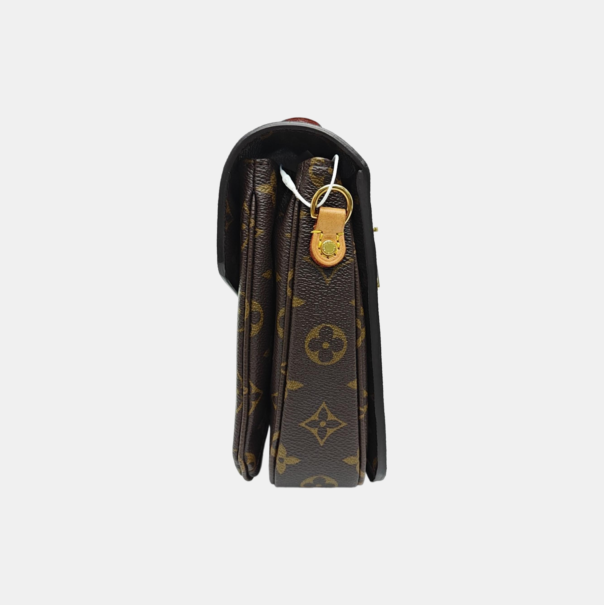 MÉTIS MM Monogram Coated Canvas Brown