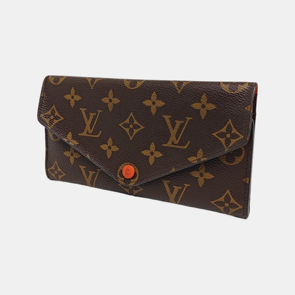 JOSÉPHINE Monogram Coated Canvas Brown Wallet