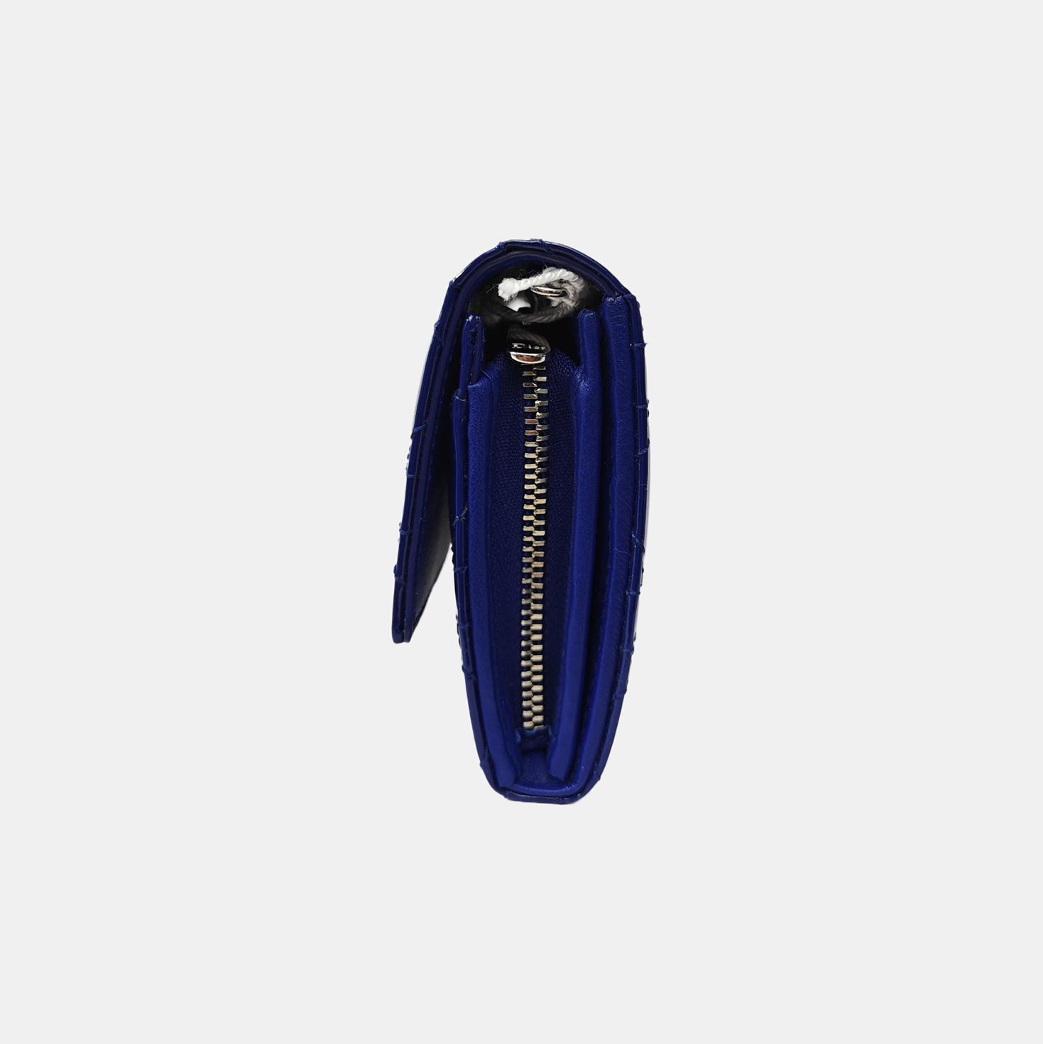 Lady Dior Small Cannage Patent Leather Blue