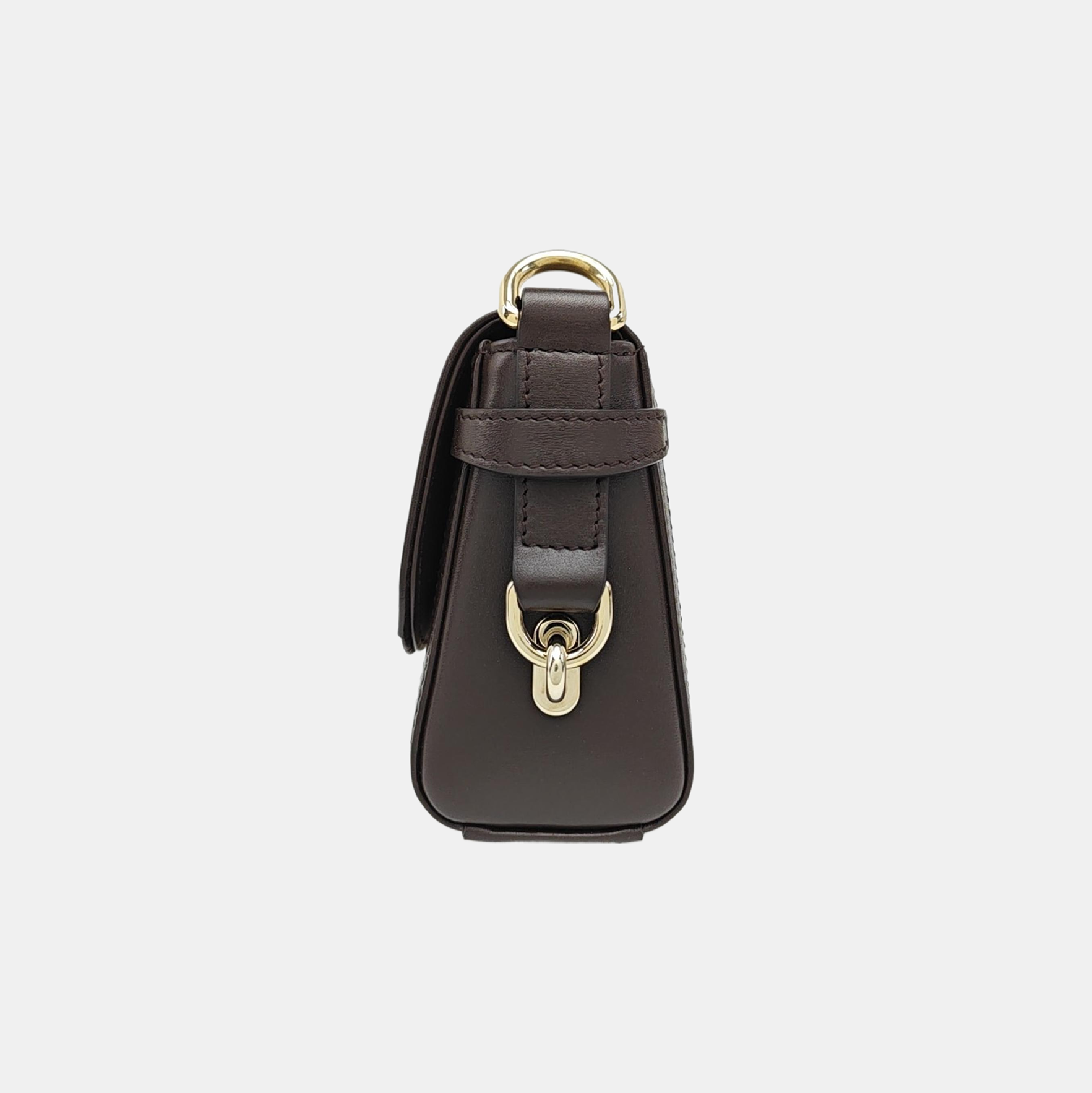 Horsebit Chain Small Monogram Canvas Brown