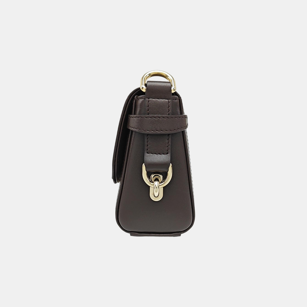 Horsebit Chain Small Monogram Canvas Brown