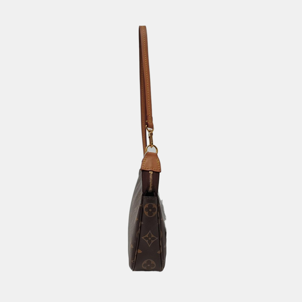ACCESSOIRES GM Monogram Coated Canvas Brown